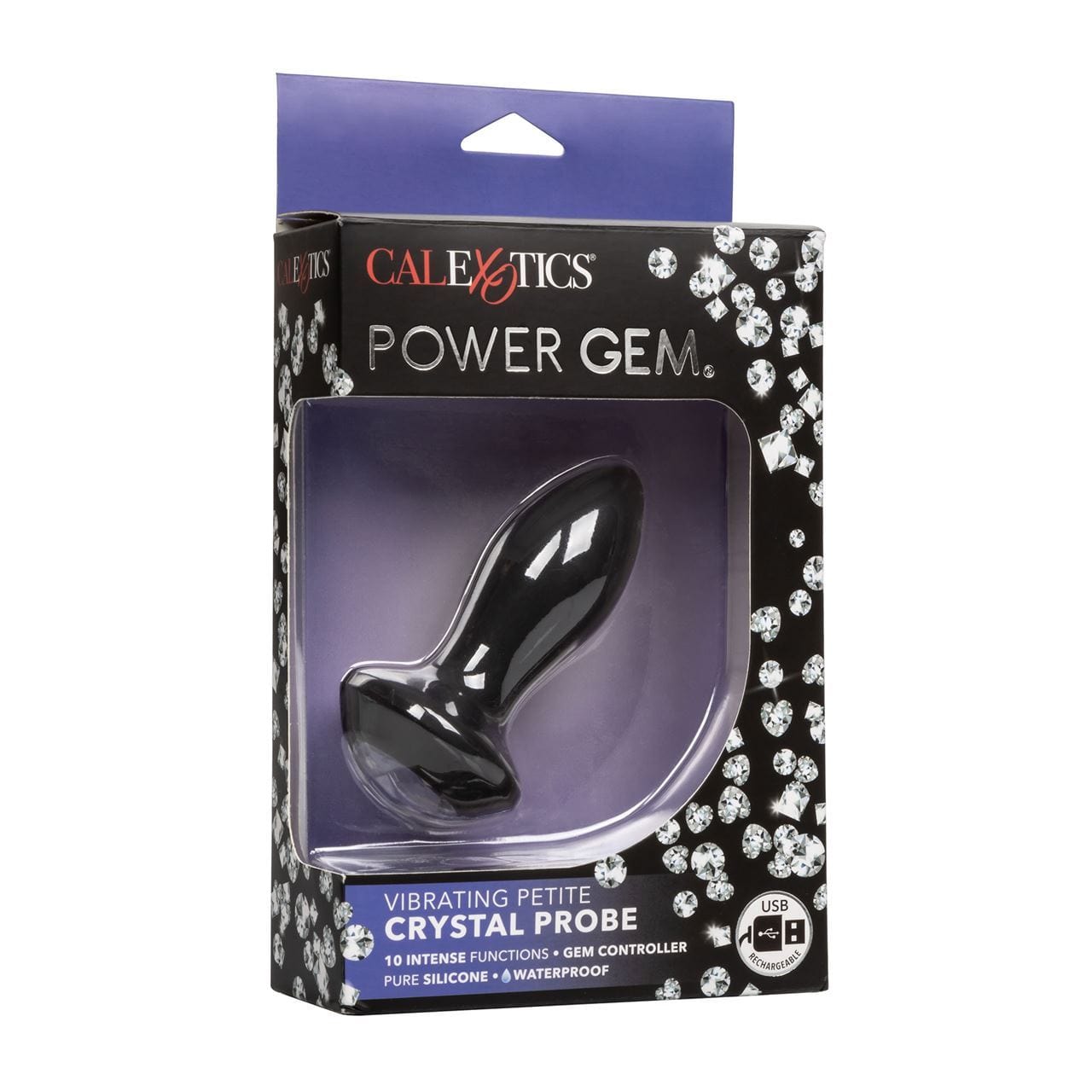 Power Gem Vibrating Petite Crystal Probe - Spanksy