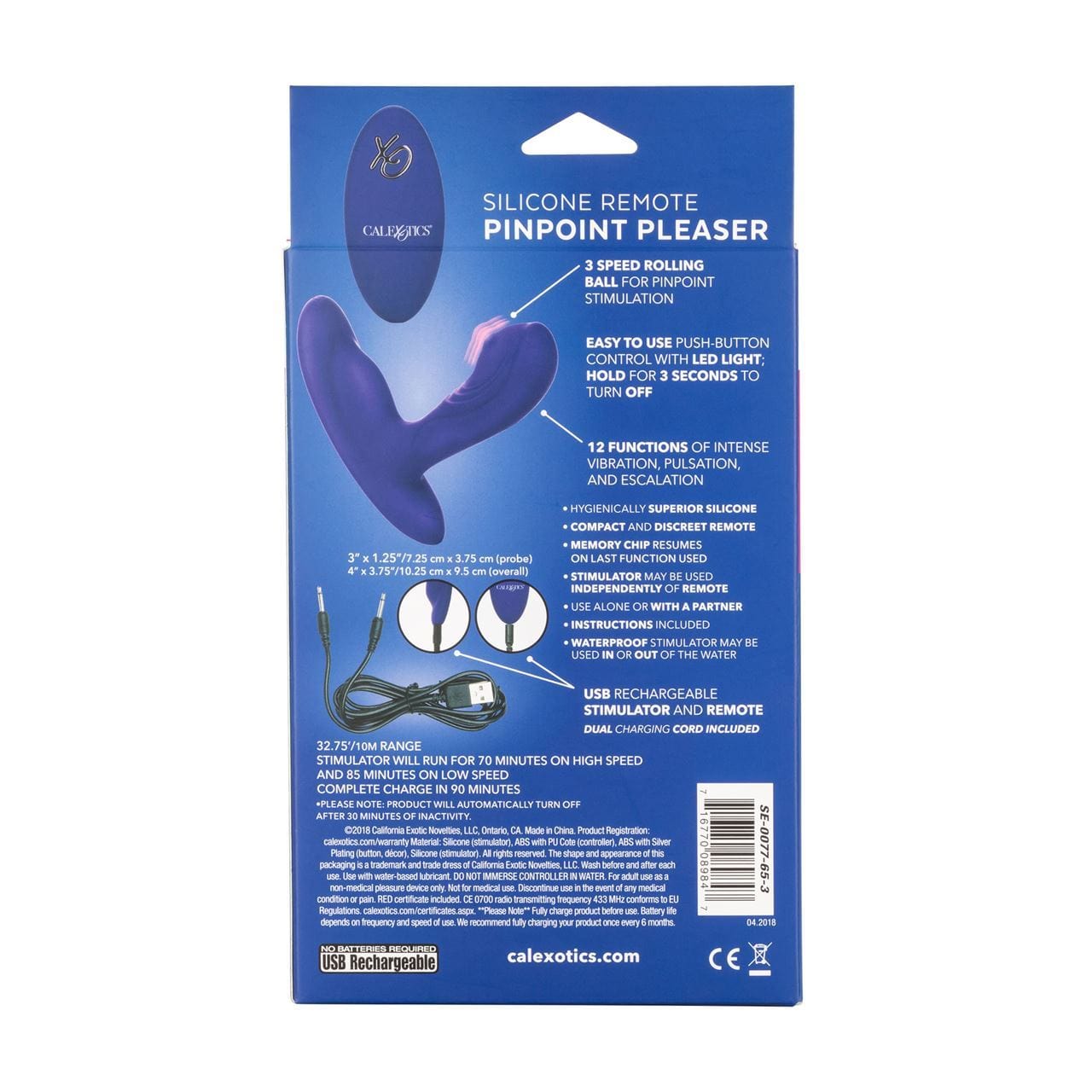 Silicone Remote Pinpoint Pleaser - Spanksy