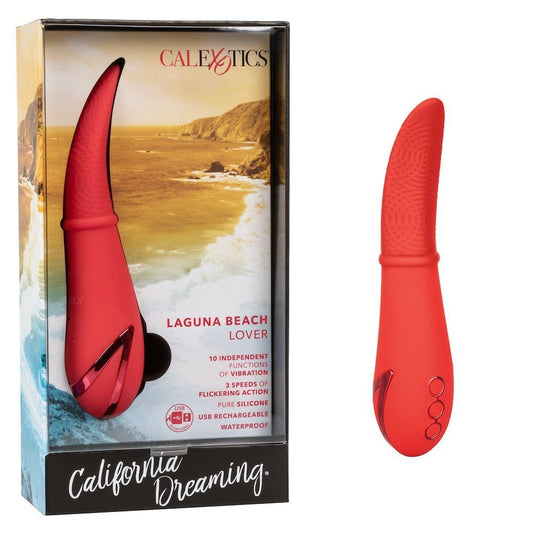 California Exotics Clitoral Vibrators California Dreaming Laguna Beach Lover - Triple Flicker Vibrator Silicone