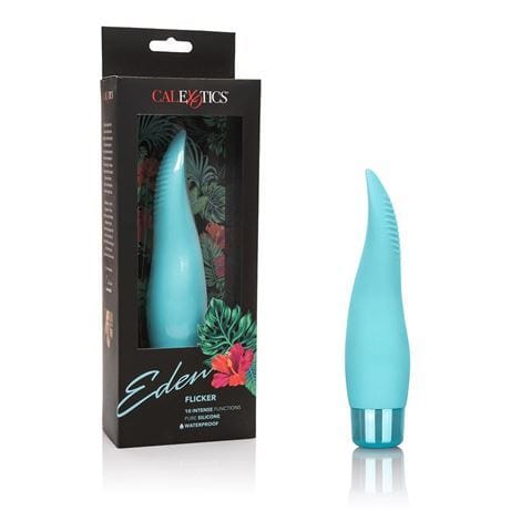 California Exotics Clitoral Vibrators Eden Flicker Tongue Shaped Clitoral Vibrator Silicone Waterproof Vibrating