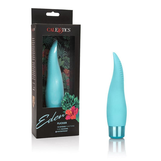 California Exotics Clitoral Vibrators Eden Flicker Tongue Shaped Clitoral Vibrator Silicone Waterproof Vibrating