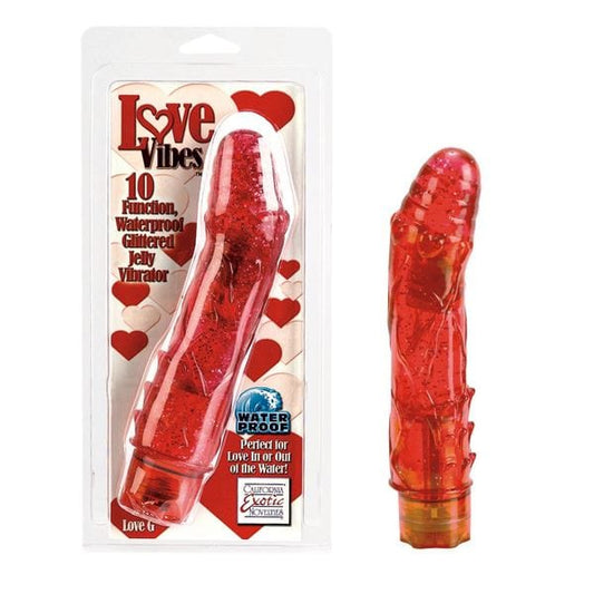 California Exotics G Spot Vibrator CalExotics Love Vibes - Love G Curved G-Spot Vibrator Waterproof Vibrating