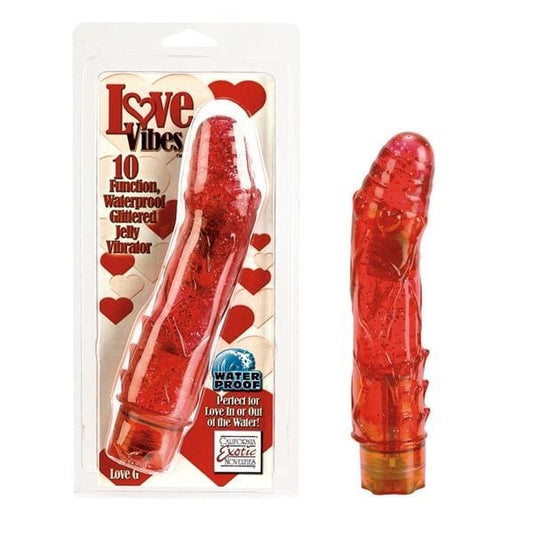 California Exotics G Spot Vibrator CalExotics Love Vibes - Love G Curved G-Spot Vibrator Waterproof Vibrating