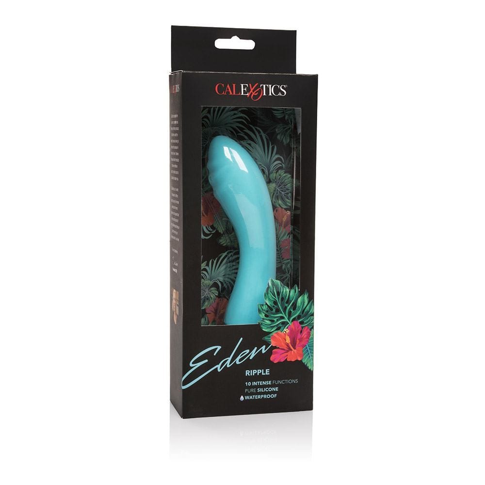 California Exotics G Spot Vibrator Eden Ripple Textured G Spot Vibrator - 10 Functions Silicone Waterproof