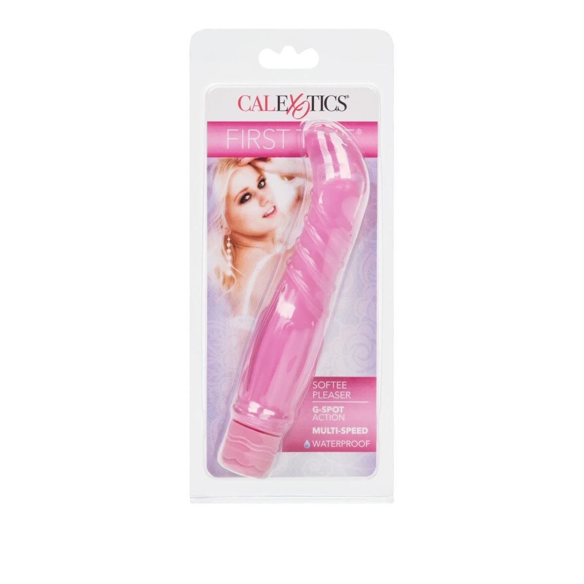 California Exotics G Spot Vibrator First Time Softee Pleaser Multi Speed G Spot Vibrator Waterproof Vibrating