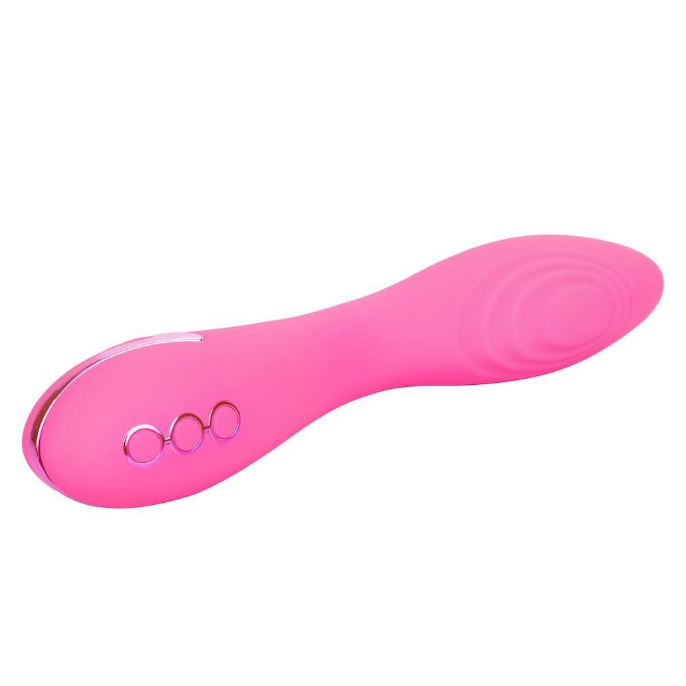 California Exotics G Spot Vibrator Surf City Centerfold Thumping G Spot Vibrator Silicone Waterproof Vibrating