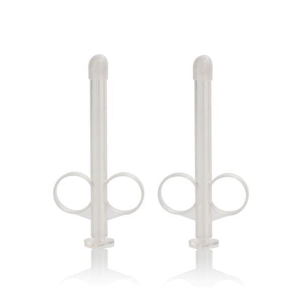 California Exotics Lubricant Lube Tube Applicator Clear - Precision Lubricant Syringe 2?Pack Silicone