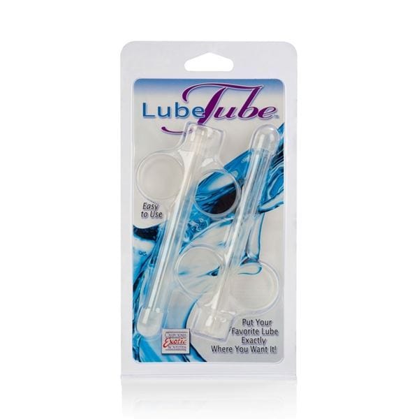 California Exotics Lubricant Lube Tube Applicator Clear - Precision Lubricant Syringe 2?Pack Silicone