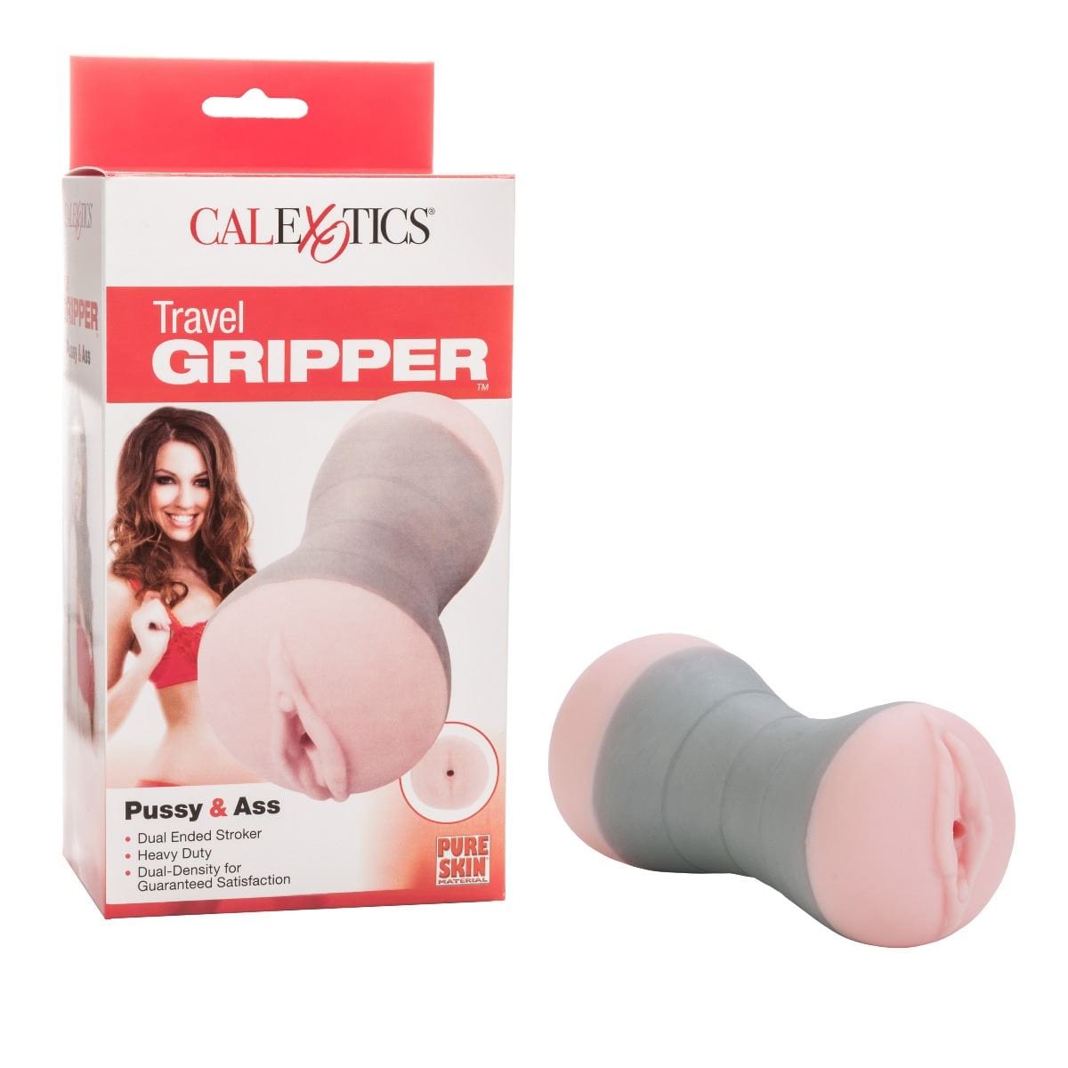 California Exotics Male Masturbators CalExotics Travel Gripper - Dual Ended Pussy & Ass Masturbator