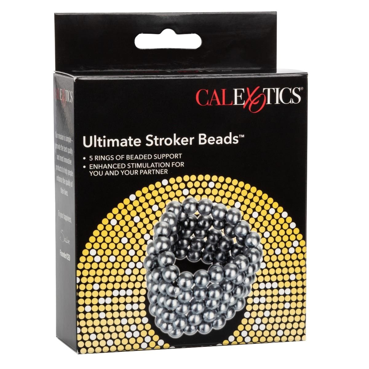 California Exotics Male Masturbators CalExotics Ultimate Stroke Beads - Flexible Pleasure Bead Waterproof Anal