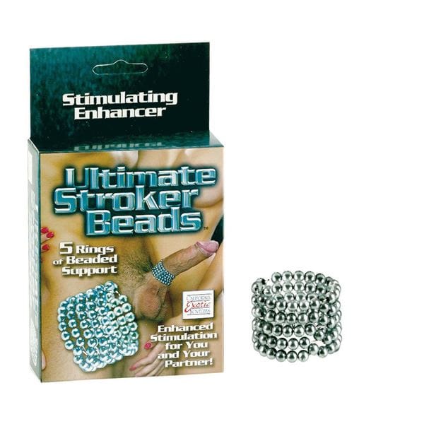 California Exotics Male Masturbators CalExotics Ultimate Stroke Beads - Flexible Pleasure Bead Waterproof Anal