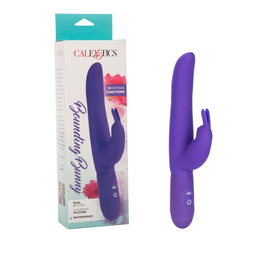 California Exotics Rabbit Vibrators CalExotics Bounding Bunny - Purple Vibrating Bunny Stimulator Waterproof