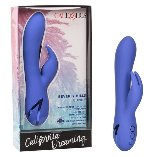 California Exotics Rabbit Vibrators California Dreaming Beverly Hills Bunny - Thrusting & Flicking Rabbit Vibrator