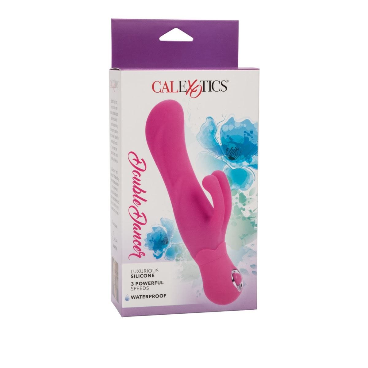 California Exotics Realistic Vibrators CalExotics Double Dancer: Pink Waterproof Dual-Action Vibrator for G-Spot Stimulation