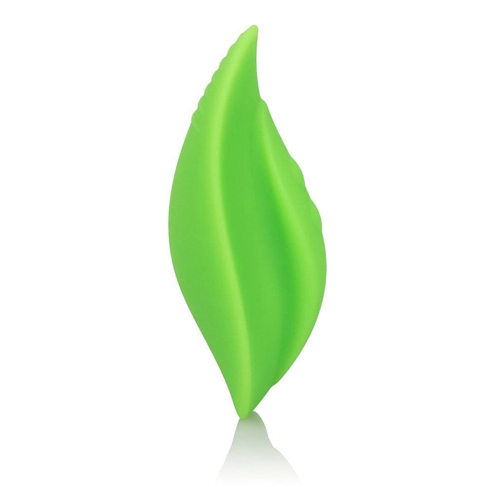 California Exotics Realistic Vibrators Mini Marvels Marvelous Teaser: 10 Function Silicone Leaf Massager