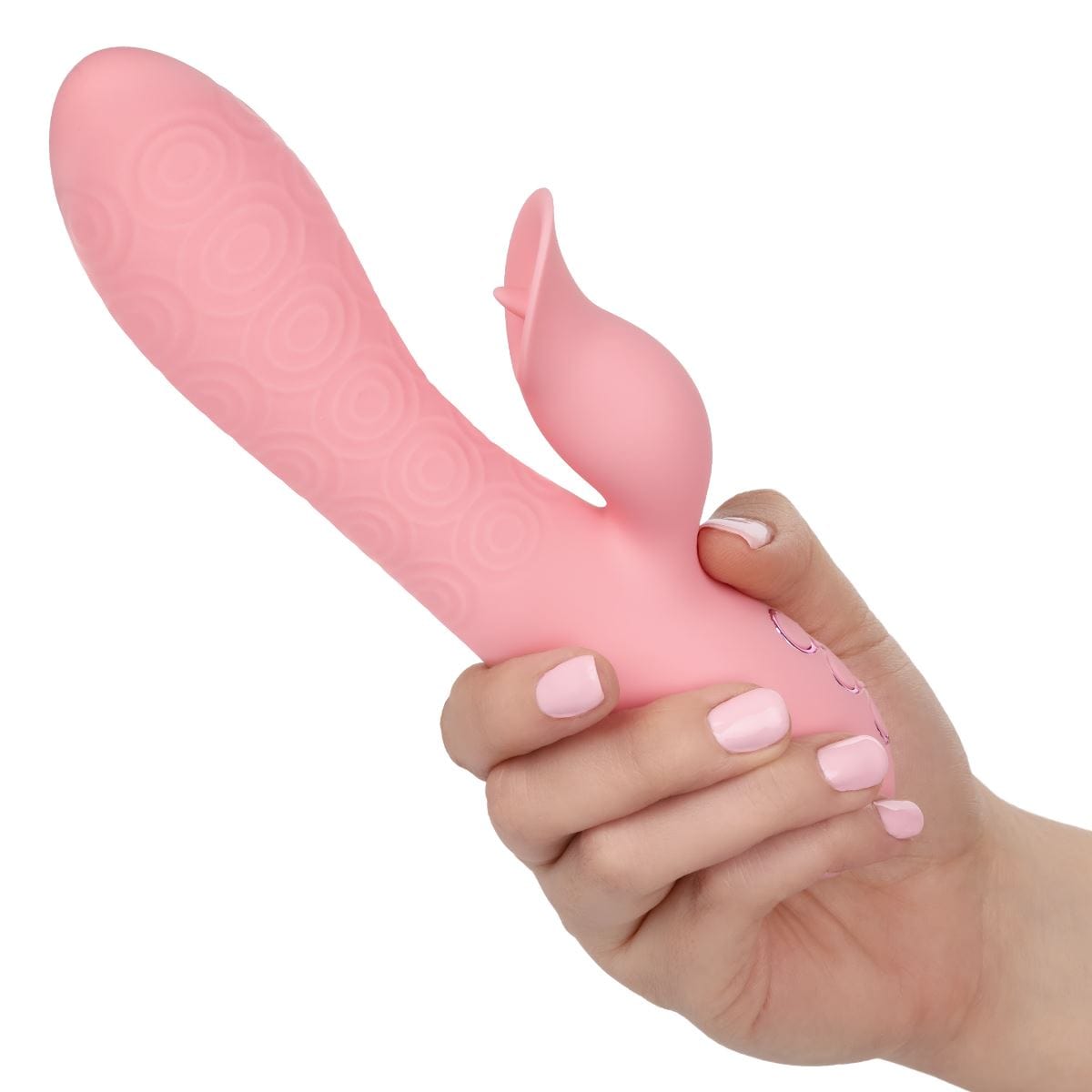 California Exotics Realistic Vibrators Pasadena Player Rotating Vibrator with Flickering Teaser: Waterproof Silicone Dual-Stimulation Vibe