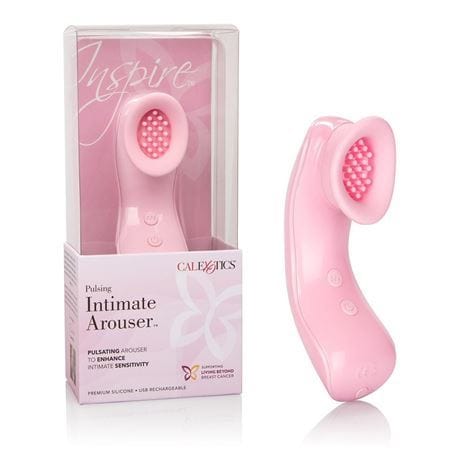 California Exotics Wand Vibrators Inspire Pulsing Intimate Arouser - Nubby 10 Function Clitoral Stimulator Couples
