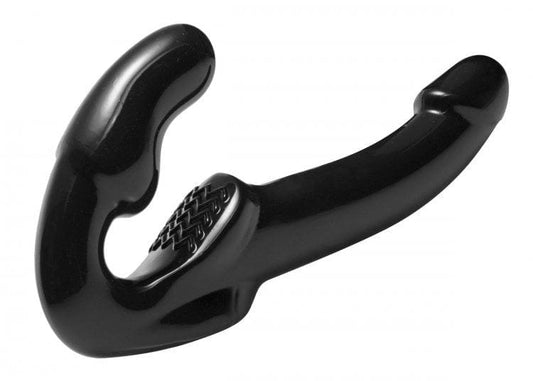 Strap U Strap On Dildo & Harness Revolver Strapless Strap On G - strapless design, curved G-spot design