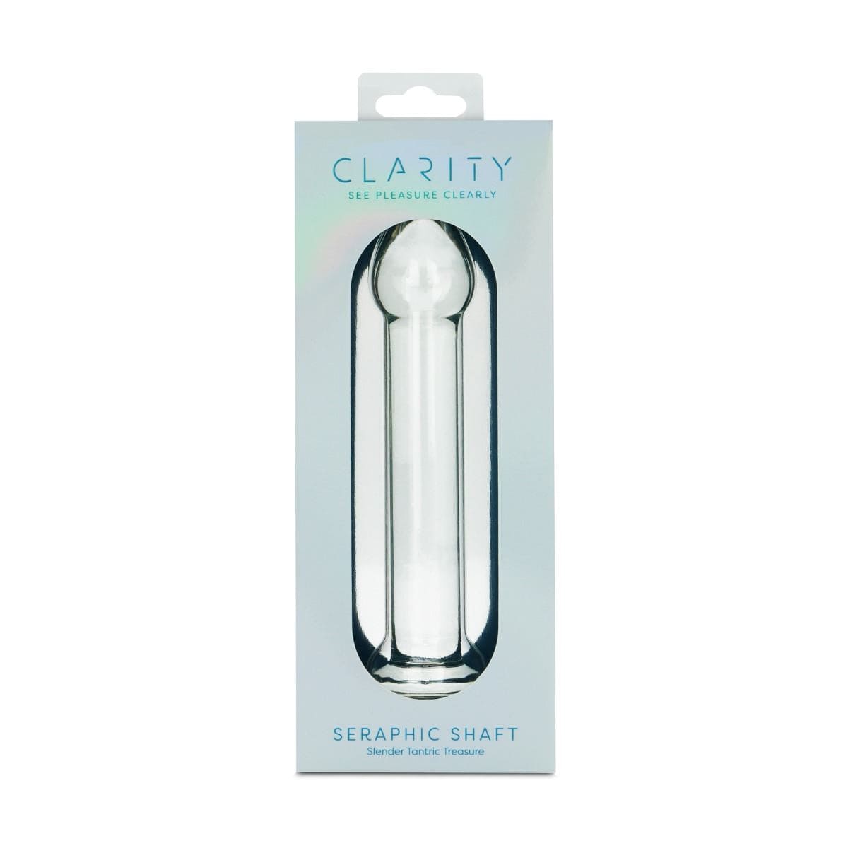 Clarity Realistic Dildos Clarity Seraphic Shaft Glass Dildo: Sleek Straight 157mm