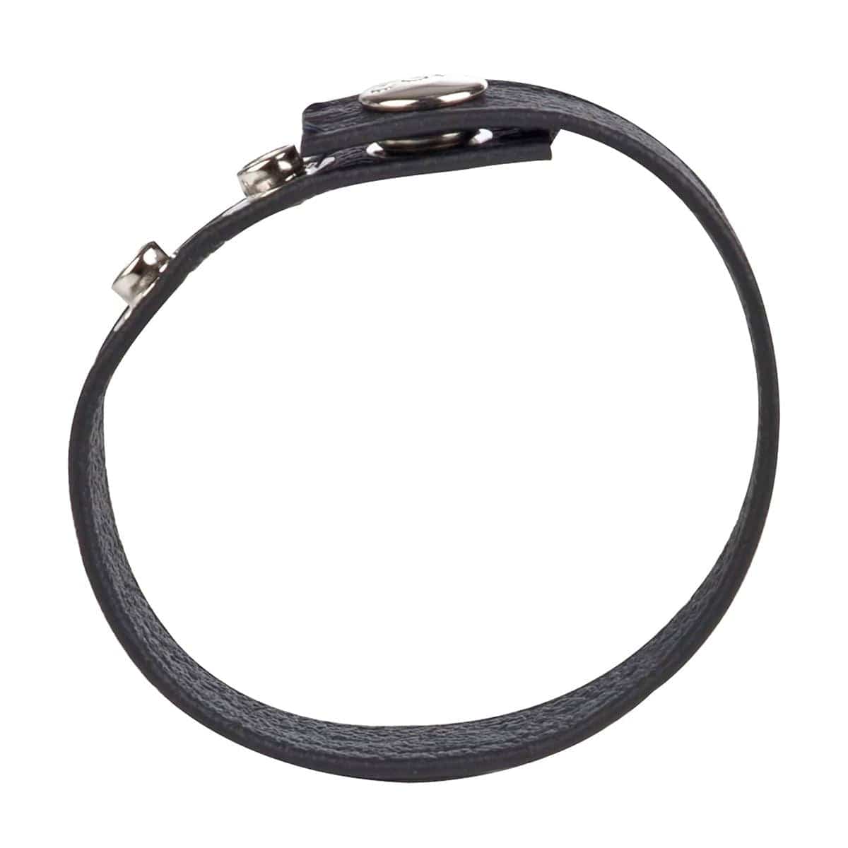 COLT Cock Rings COLT Adjustable 3 Snap Leather Strap: Classic Leather Cock Ring for Enhanced Erection Support