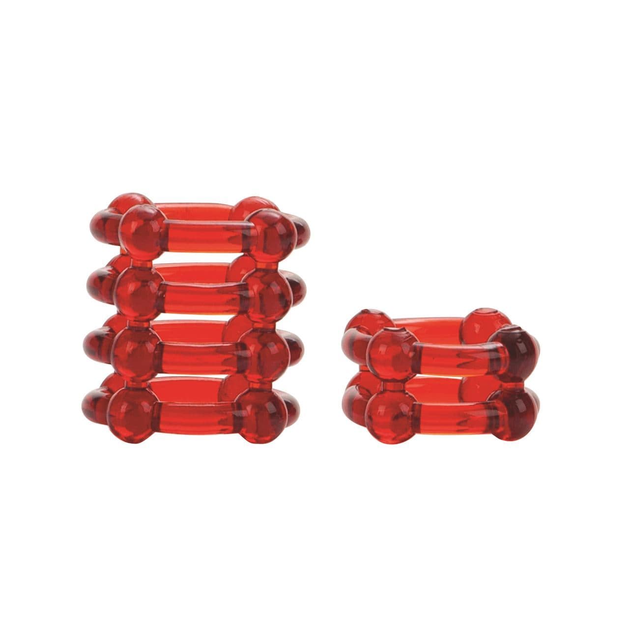 COLT Cock Rings COLT Enhancer Rings Red - Soft Stretchy Dual C Rings