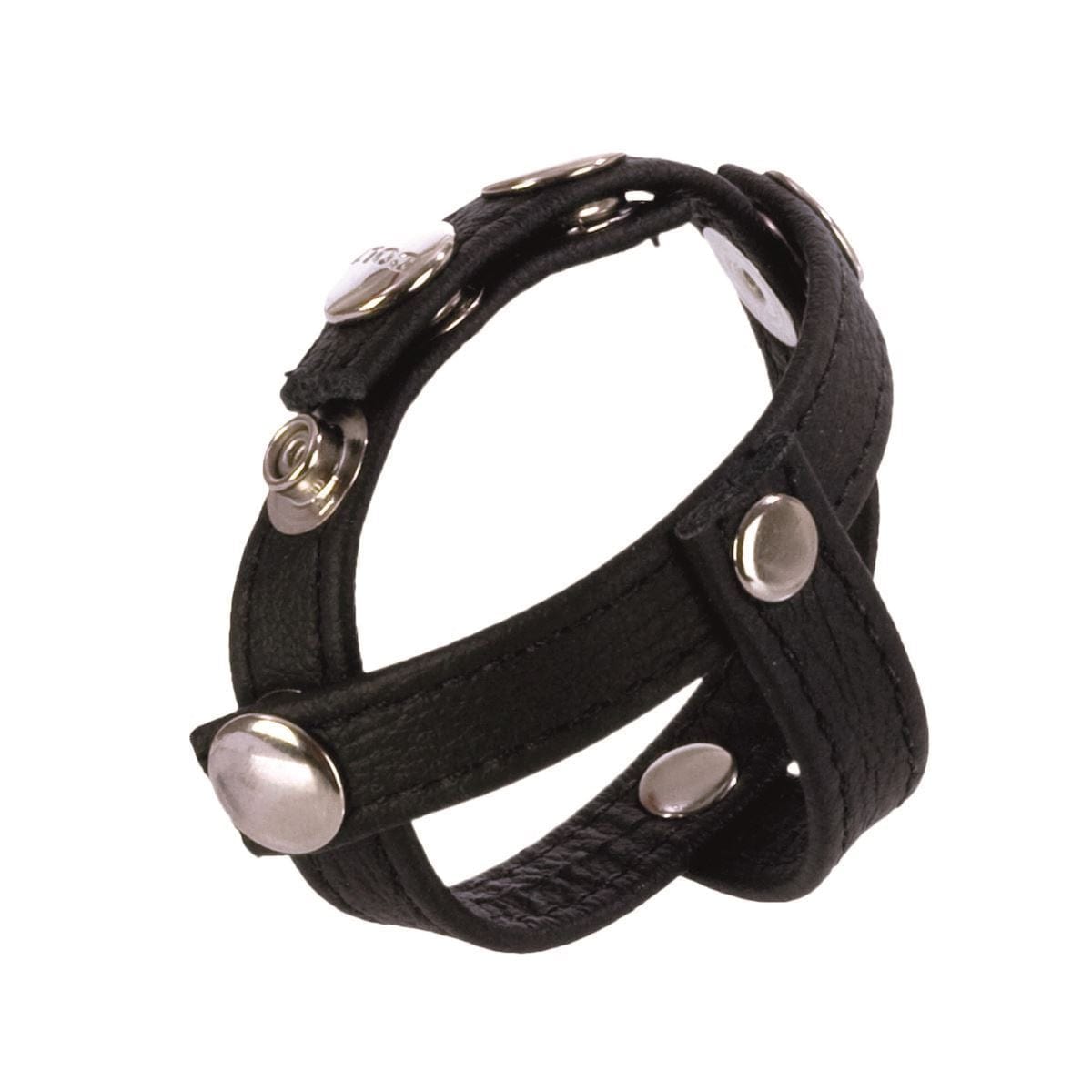 COLT Cock Rings COLT Leather H Piece Divider Strap - Premium Adjustable Cock & Ball Strap for Ultimate Comfort