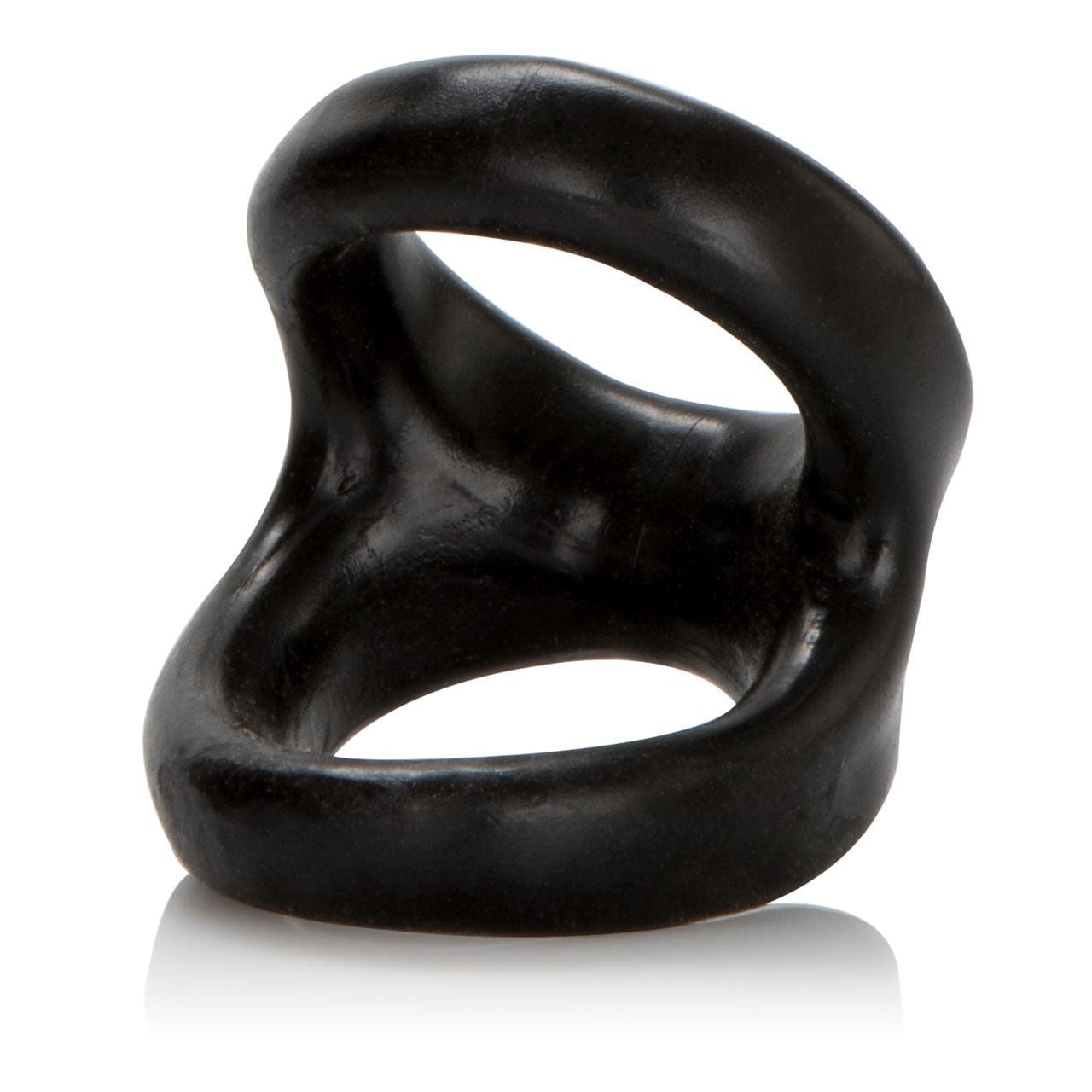 COLT Cock Rings COLT Snug Tugger Black - Double Cock Ring with Ball Strap