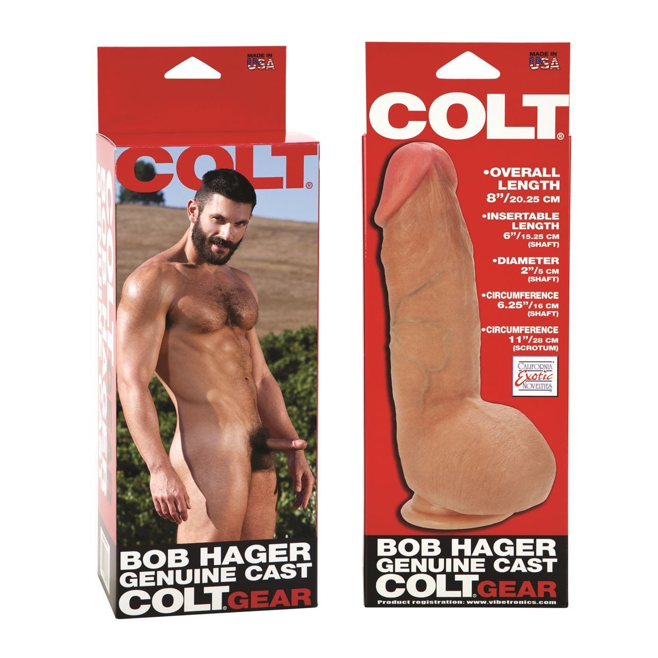COLT Realistic Dildos COLT Bob Hager Genuine Cast - Realistic Dildo for Couples