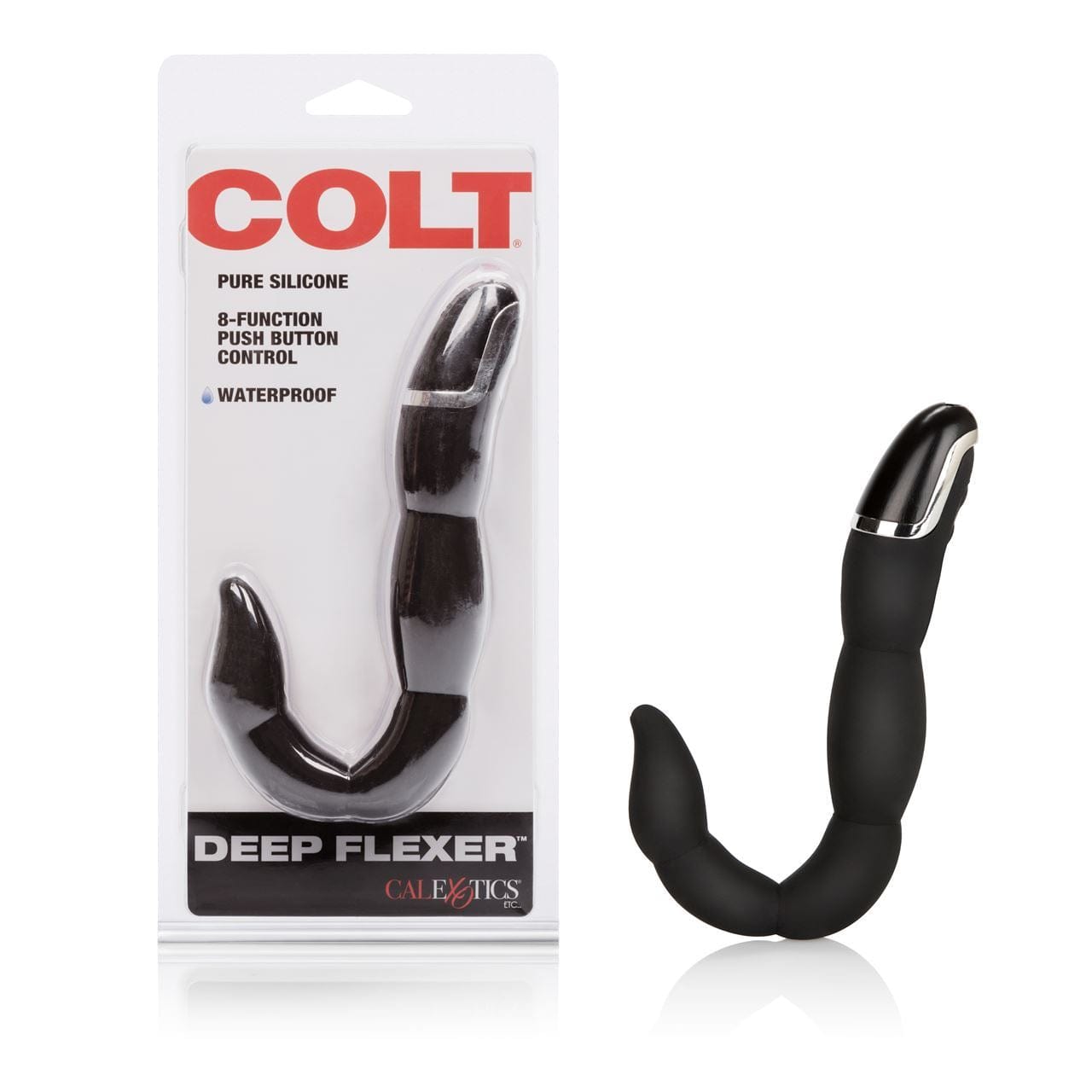 COLT Realistic Vibrators COLT Deep Flexer - 8 Function Prostate & Testicle Massager Silicone Vibrating