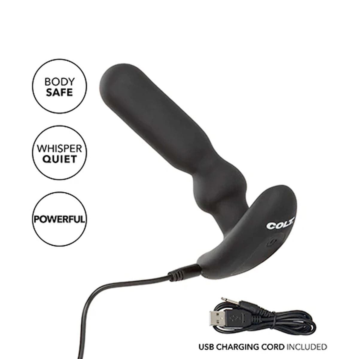 COLT Realistic Vibrators COLT Rechargeable Anal T: Flexible Vibrating Anal Probe
