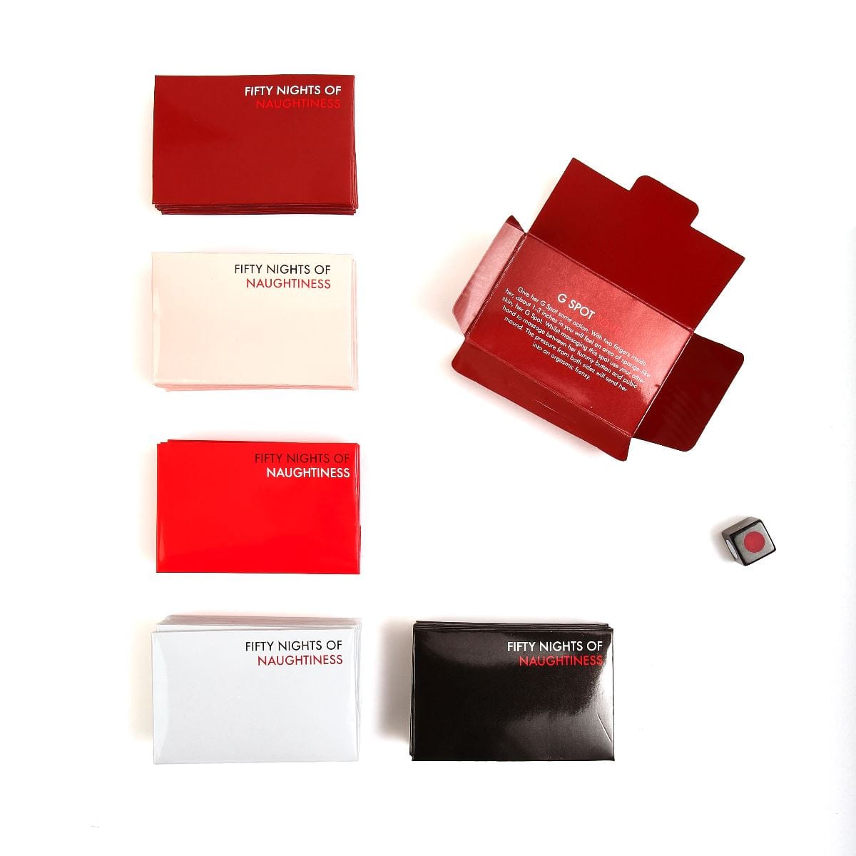 Creative Conceptions LTD Fifty Nights of Naughtiness Bundle - Game & Satin Ties