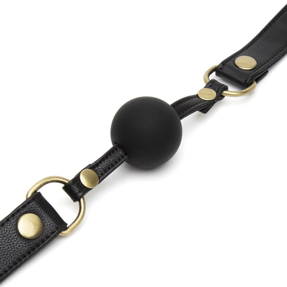 Creative Conceptions LTD Fifty Shades of Grey Leather Ball Gag Silicone Adjustable