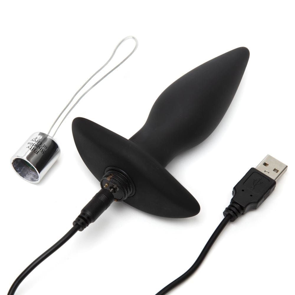 Creative Conceptions LTD Fifty Shades of Grey Relentless Vibrations Remote Control Butt Plug Silicone