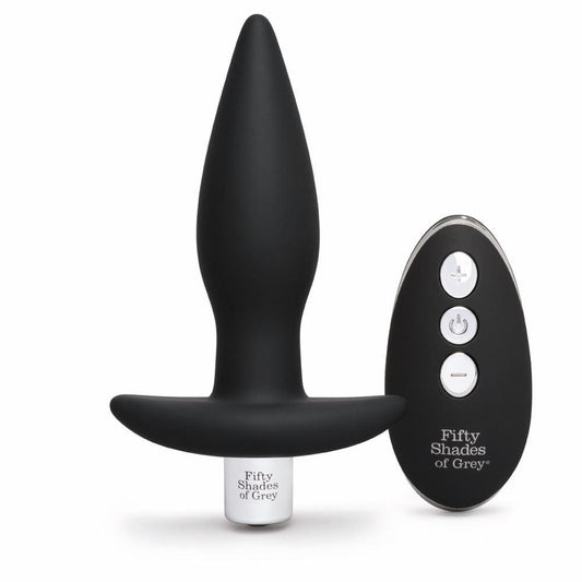Creative Conceptions LTD Fifty Shades of Grey Relentless Vibrations Remote Control Butt Plug Silicone