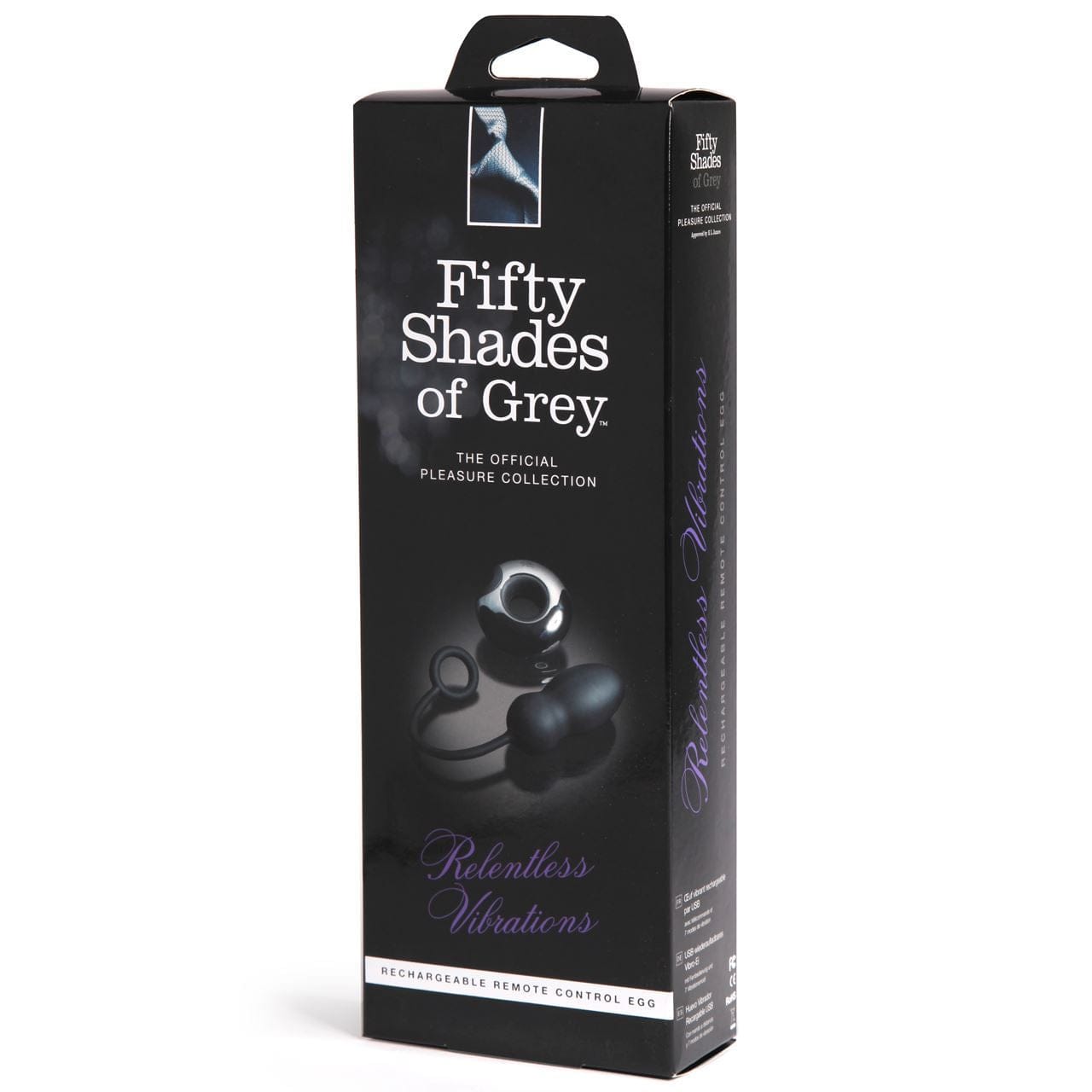 Creative Conceptions LTD Fifty Shades of Grey Relentless Vibrations Remote Control Egg Silicone Vibrating