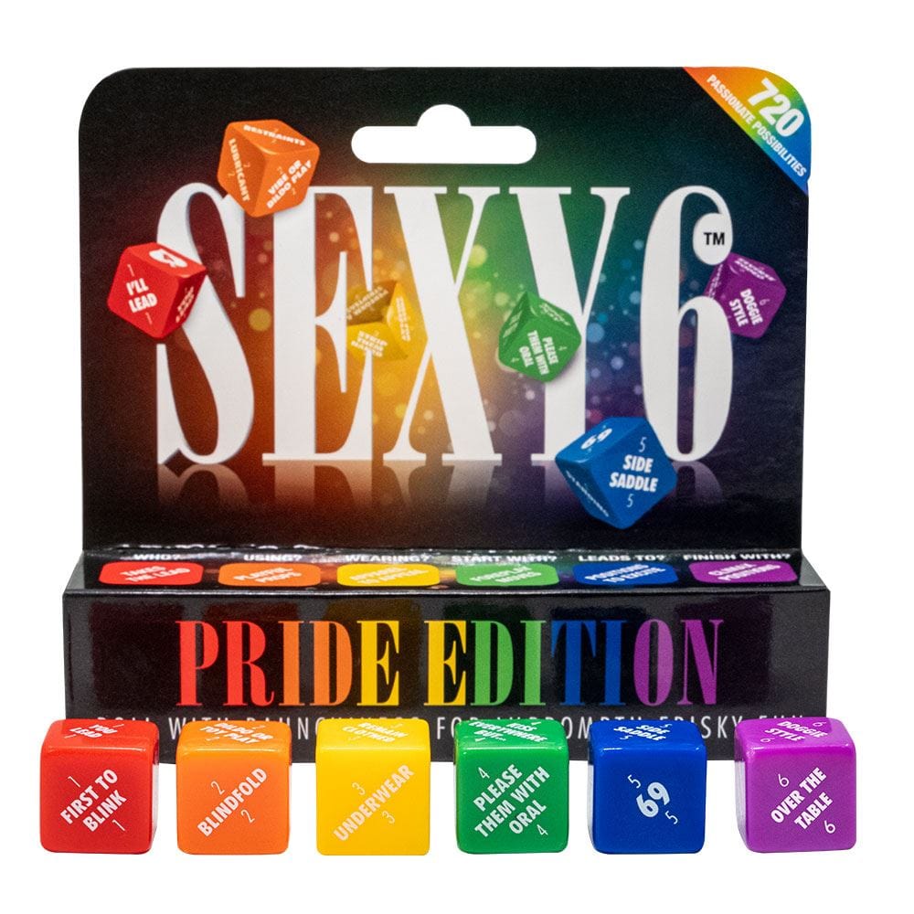 Creative Conceptions LTD Sexy 6 Dice - Pride Edition - Inclusive Dice Game Couples