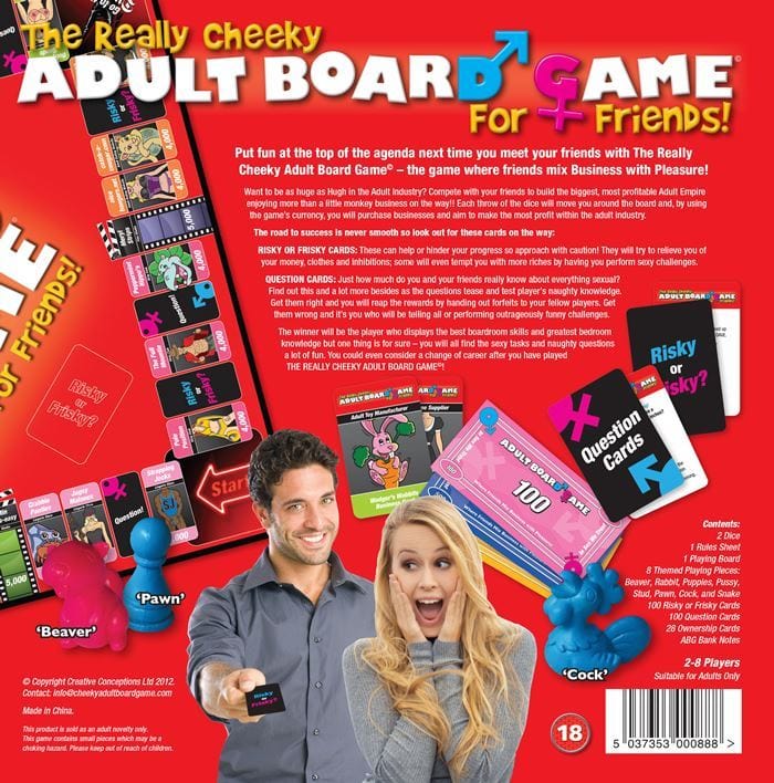 Creative Conceptions LTD The Really Cheeky Adult Board Game