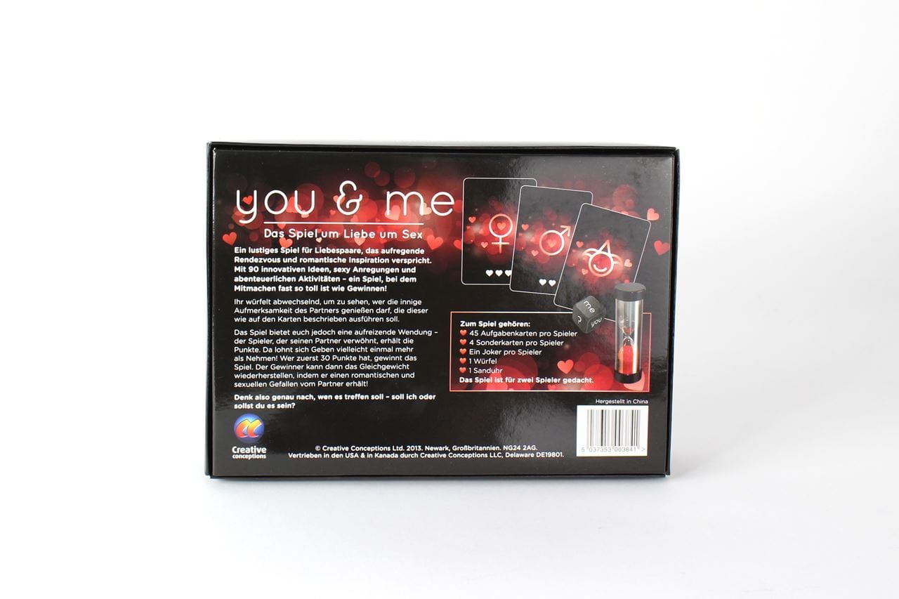 Creative Conceptions LTD You & Me Couples Adult Board Game Set (German Edition) Couples
