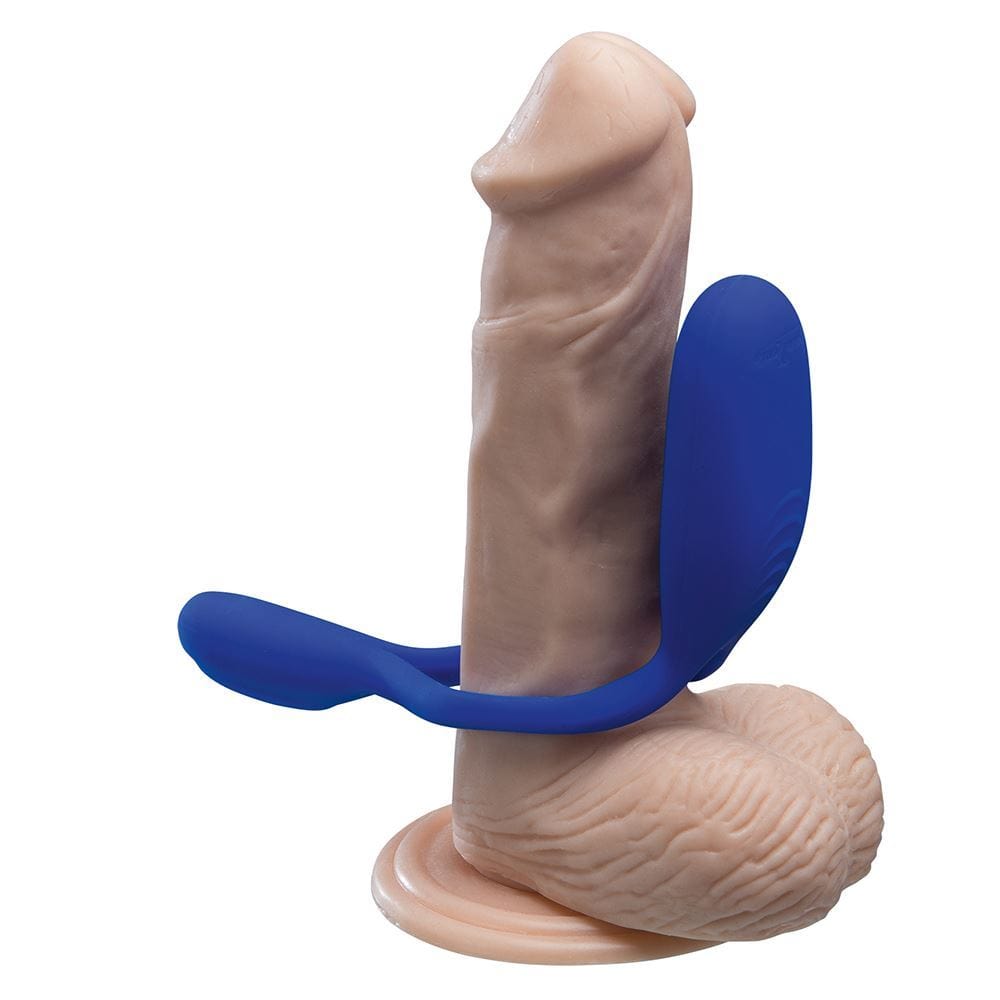 Doppio/Flexxio Realistic Vibrators Flexxio Dual Motor Couples Vibrator: Remote Control Bendable Blue Vibrator