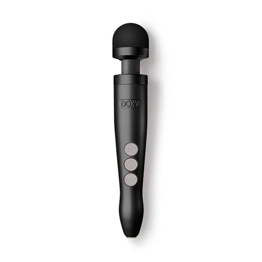 Doxy Wand Vibrators Doxy Die Cast 3 Rechargeable - Matte Black | Premium Die Cast 3 Rechargeable Wand Vibrator