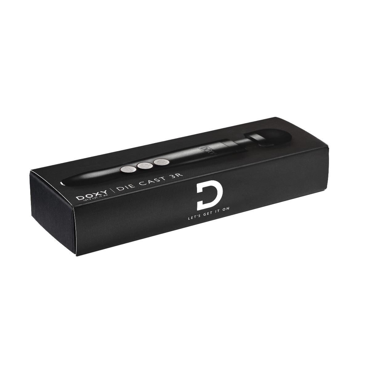 Doxy Wand Vibrators Doxy Die Cast 3 Rechargeable - Matte Black | Premium Die Cast 3 Rechargeable Wand Vibrator