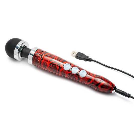 DOXY Wand Vibrators Doxy Die Cast 3 Rechargeable - Roses | Premium Die Cast 3 Rechargeable Wand Vibrator