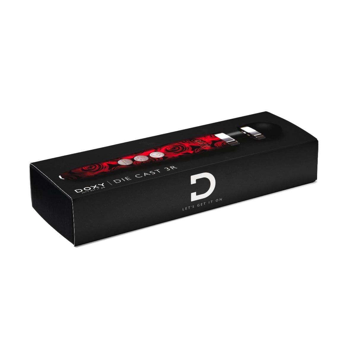 DOXY Wand Vibrators Doxy Die Cast 3 Rechargeable - Roses | Premium Die Cast 3 Rechargeable Wand Vibrator