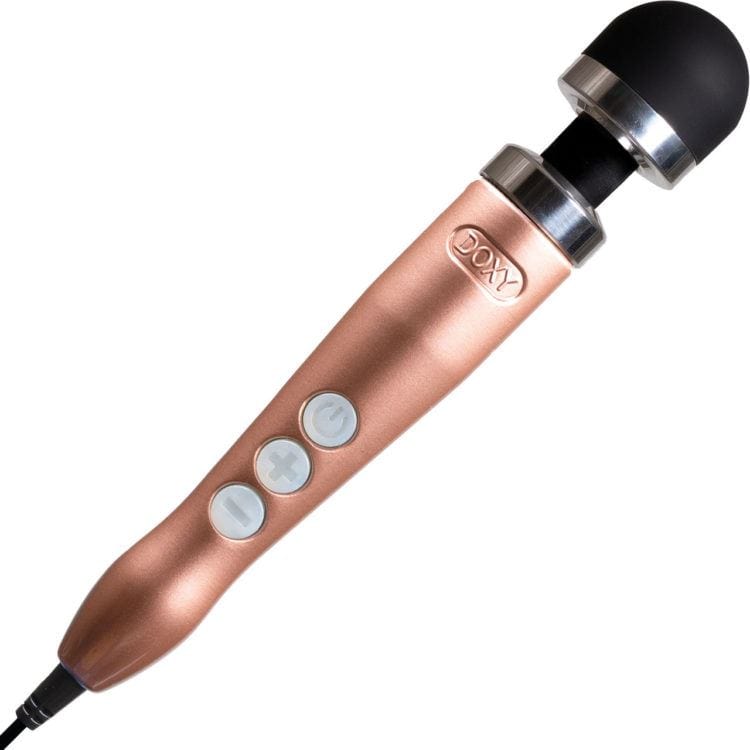 DOXY Wand Vibrators Doxy Die Cast 3 - Rose Gold | Premium Die Cast 3 Wand Vibrator Silicone Couples