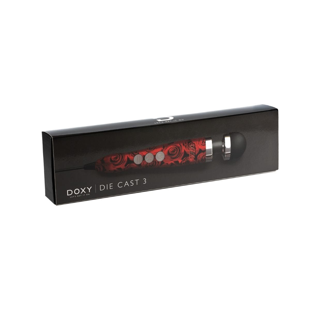 DOXY Wand Vibrators Doxy Die Cast 3 - Roses | Premium Die Cast 3 Wand Vibrator Silicone Vibrating