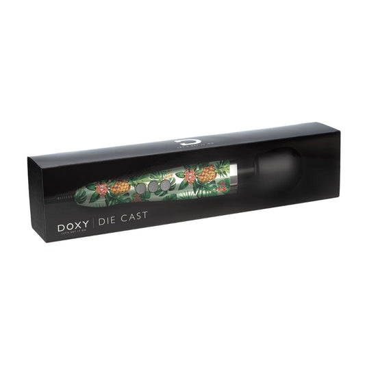 DOXY Wand Vibrators Doxy Die Cast - Pineapple Hydrographic | Premium Die Cast Wand Vibrator Silicone