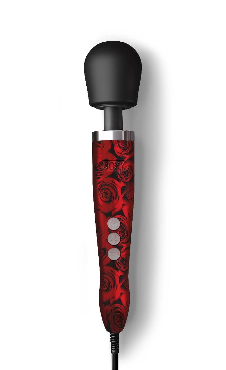 DOXY Wand Vibrators Doxy Die Cast - Roses | Premium Die Cast Wand Vibrator Silicone Vibrating