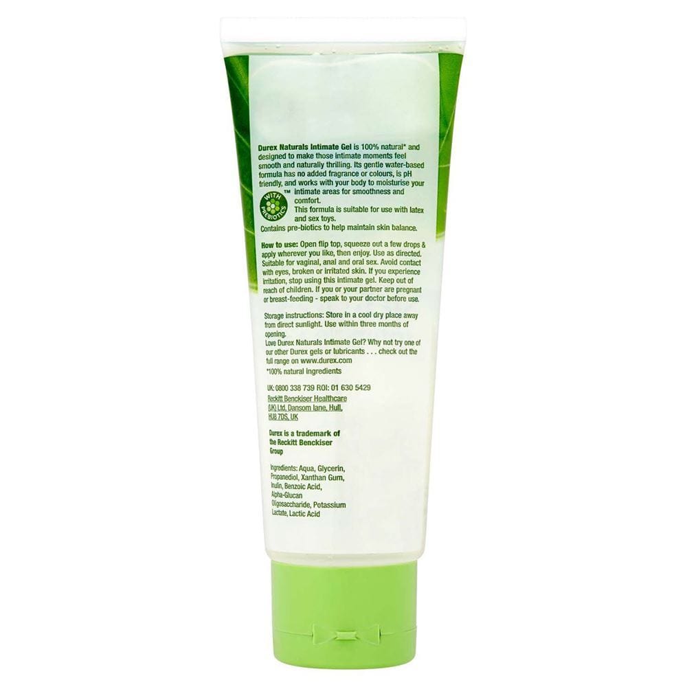 Durex Lubricant Durex Naturals Gel 100ml | DUREX Sexual Wellness
