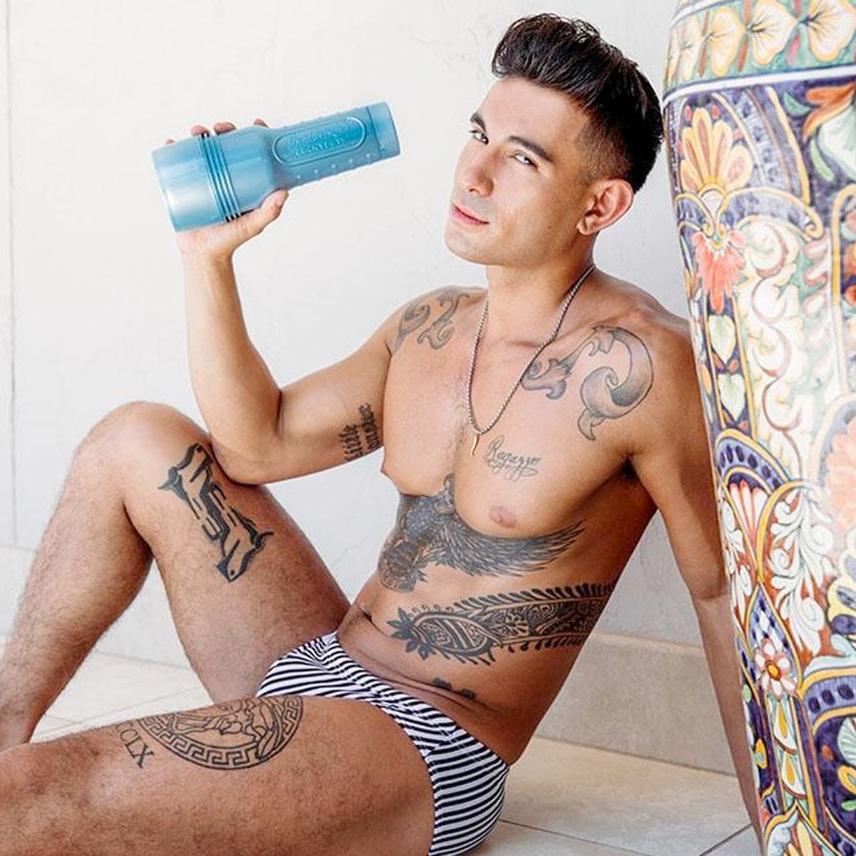 Fleshlight Male Masturbators Fleshjack Boys Ricky Roman Dolce Signature Butt - Realistic Masturbator Sleeve
