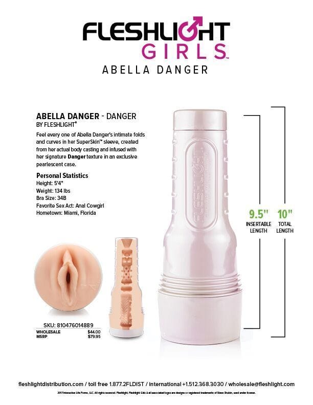 Fleshlight Male Masturbators Fleshlight Girls Abella Danger Danger Realistic Masturbator Discreet